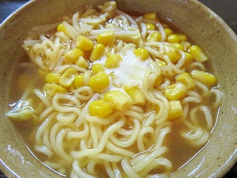 バターコーン即席ラーメン